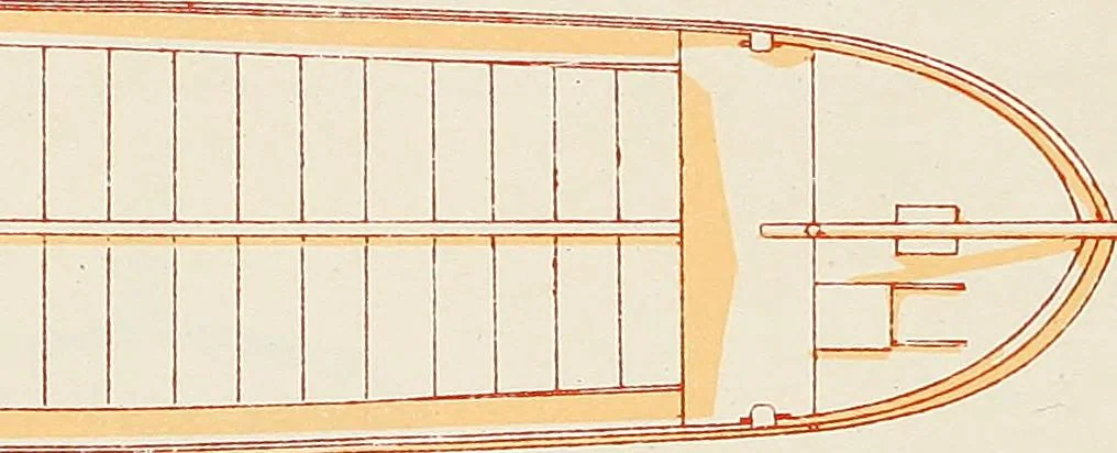 An illustration from Shipbuilding from its beginnings, 1913, leaf 70