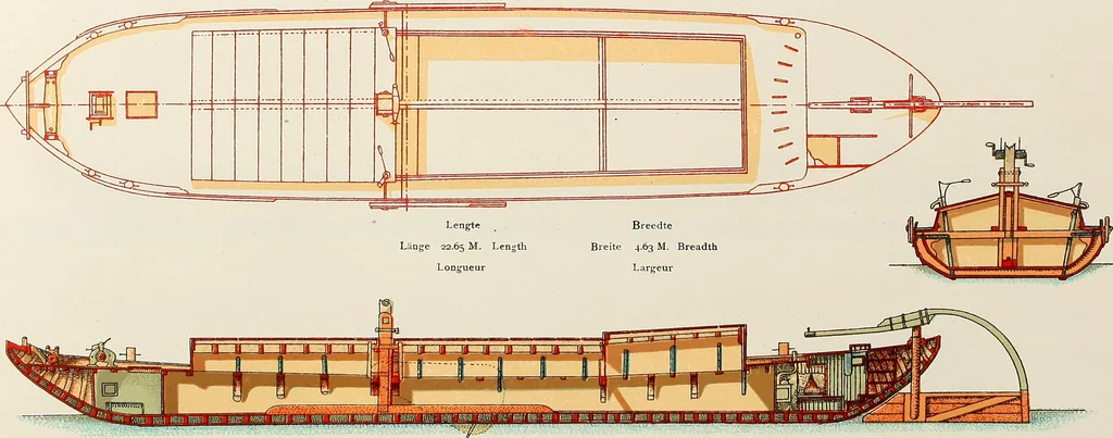 An illustration from Shipbuilding from its beginnings, 1913, leaf 72