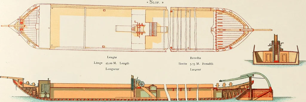 An illustration from Shipbuilding from its beginnings, 1913, leaf 74