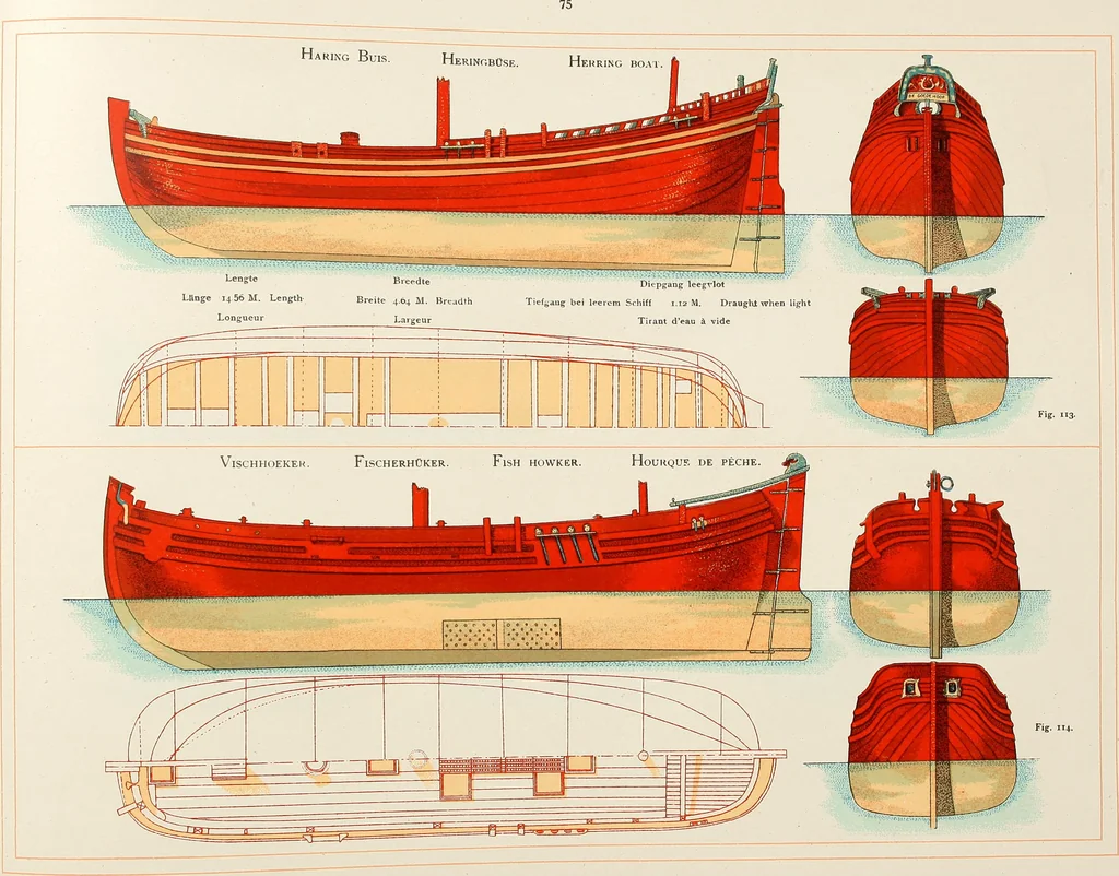 An illustration from Shipbuilding from its beginnings, 1913, leaf 78