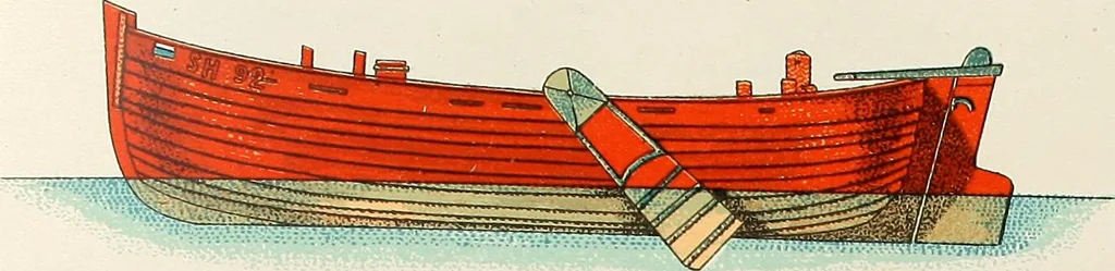 An illustration from Shipbuilding from its beginnings, 1913, leaf 79