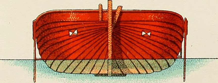 An illustration from Shipbuilding from its beginnings, 1913, leaf 79
