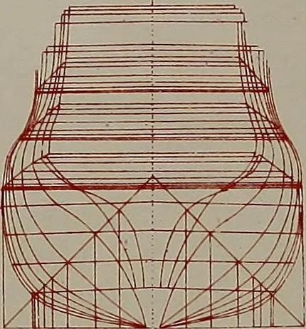 An illustration from Shipbuilding from its beginnings, 1913, leaf 8