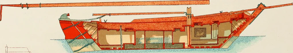 An illustration from Shipbuilding from its beginnings, 1913, leaf 83