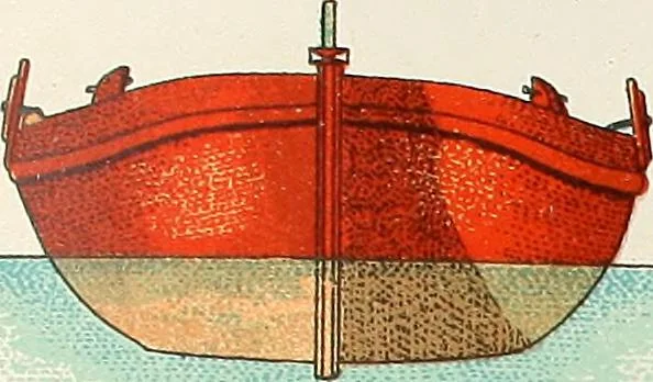An illustration from Shipbuilding from its beginnings, 1913, leaf 84