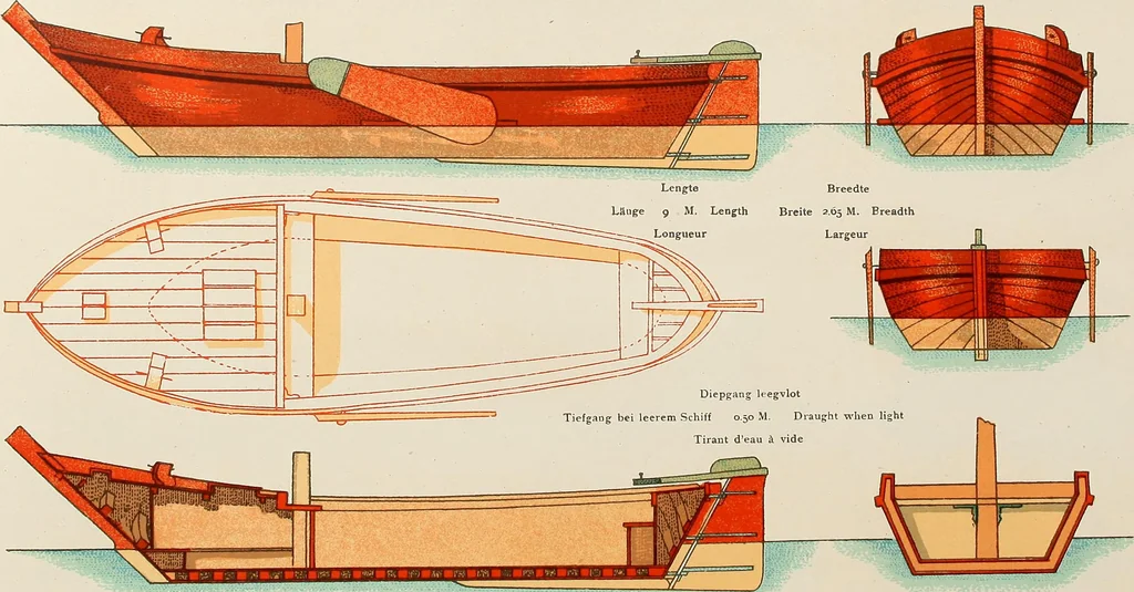 An illustration from Shipbuilding from its beginnings, 1913, leaf 89