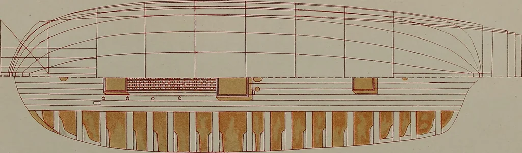An illustration from Shipbuilding from its beginnings, 1913, leaf 9