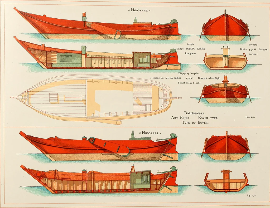 An illustration from Shipbuilding from its beginnings, 1913, leaf 90