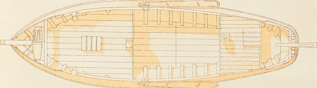 An illustration from Shipbuilding from its beginnings, 1913, leaf 91