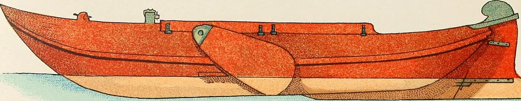 An illustration from Shipbuilding from its beginnings, 1913, leaf 92