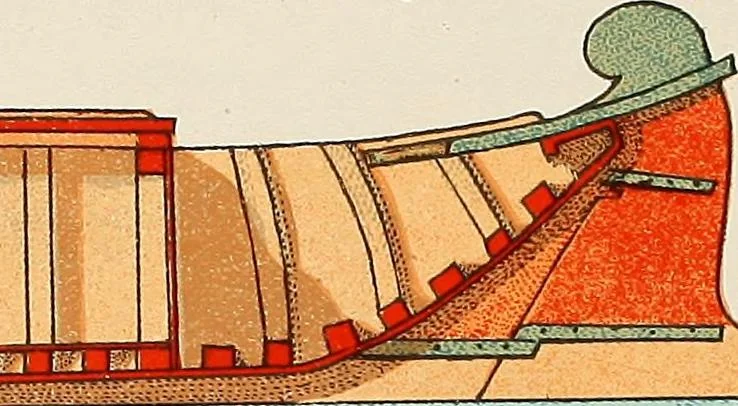 An illustration from Shipbuilding from its beginnings, 1913, leaf 92