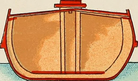 An illustration from Shipbuilding from its beginnings, 1913, leaf 92