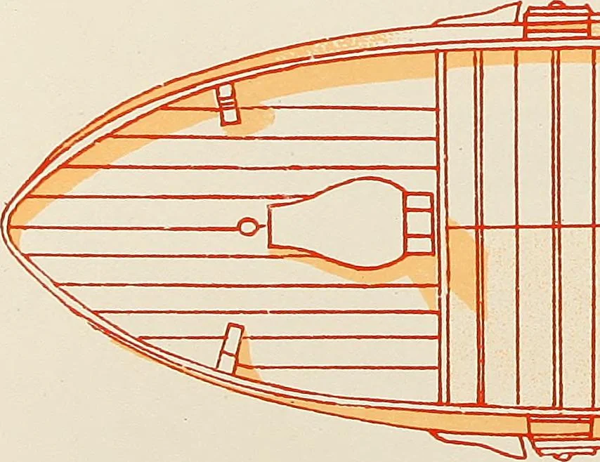An illustration from Shipbuilding from its beginnings, 1913, leaf 92