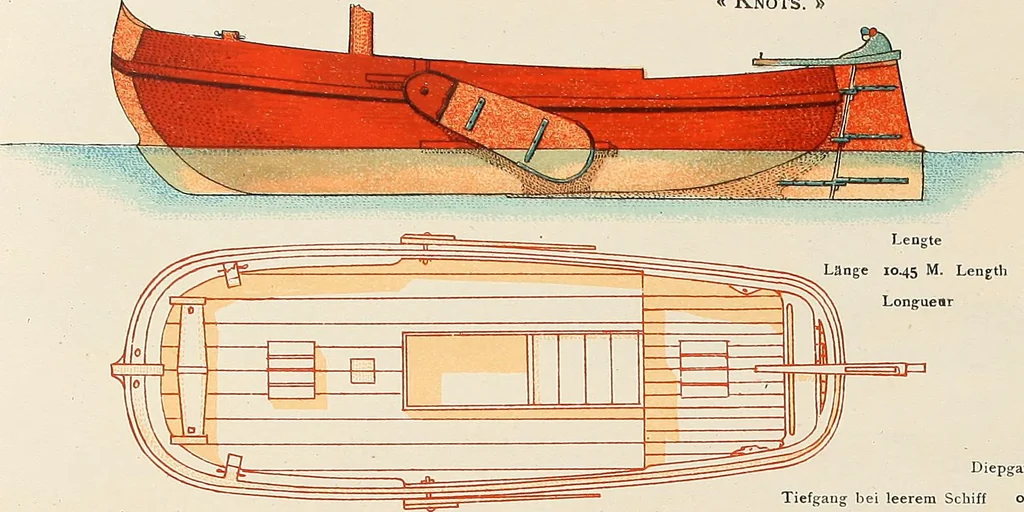 An illustration from Shipbuilding from its beginnings, 1913, leaf 93