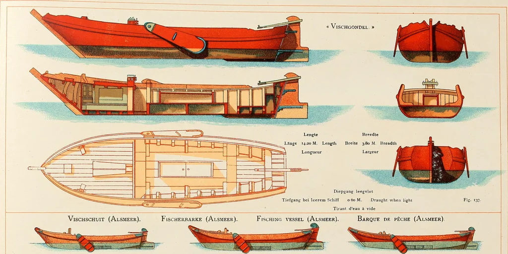 An illustration from Shipbuilding from its beginnings, 1913, leaf 94