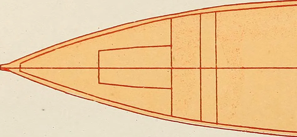 An illustration from Shipbuilding from its beginnings, 1913, leaf 97