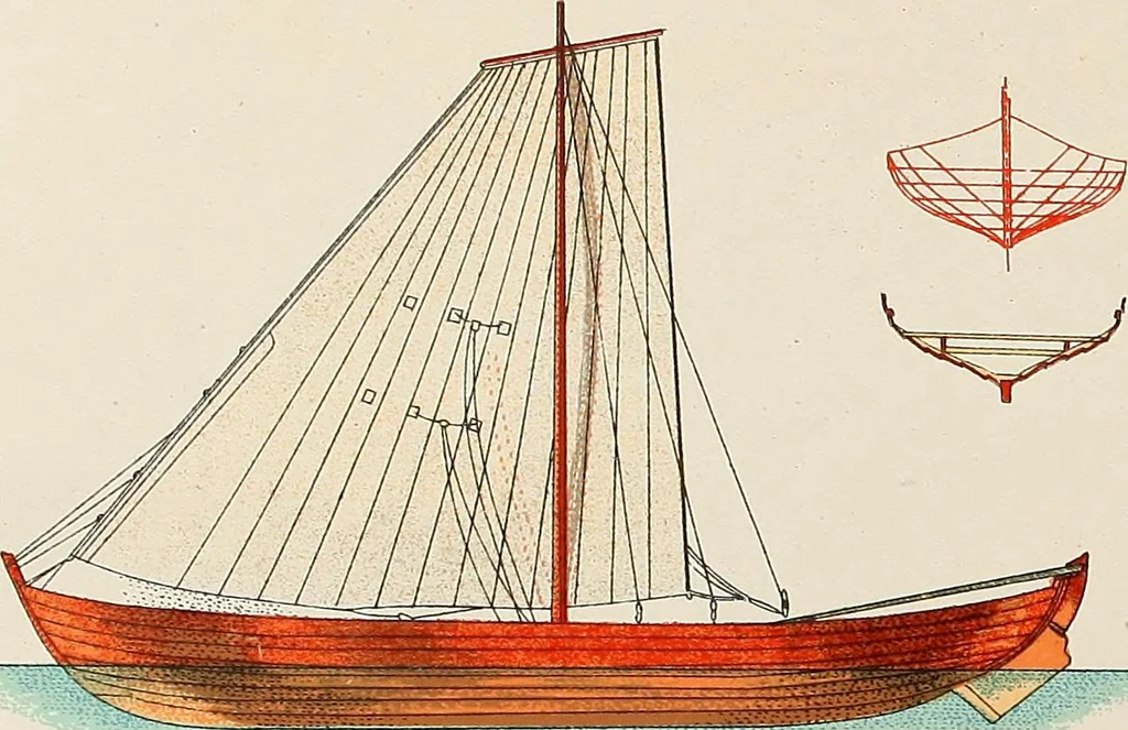 An illustration from Shipbuilding from its beginnings, 1913, leaf 98