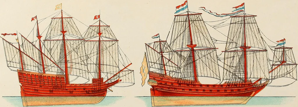 An illustration from Shipbuilding from its beginnings, 1913, leaf 99