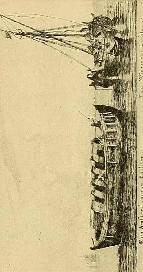 An illustration from Shipbuilding from its beginnings, 1913, leaf 108