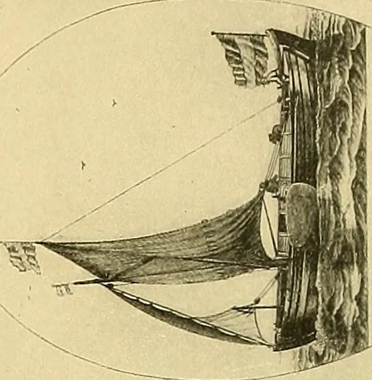 An illustration from Shipbuilding from its beginnings, 1913, leaf 108