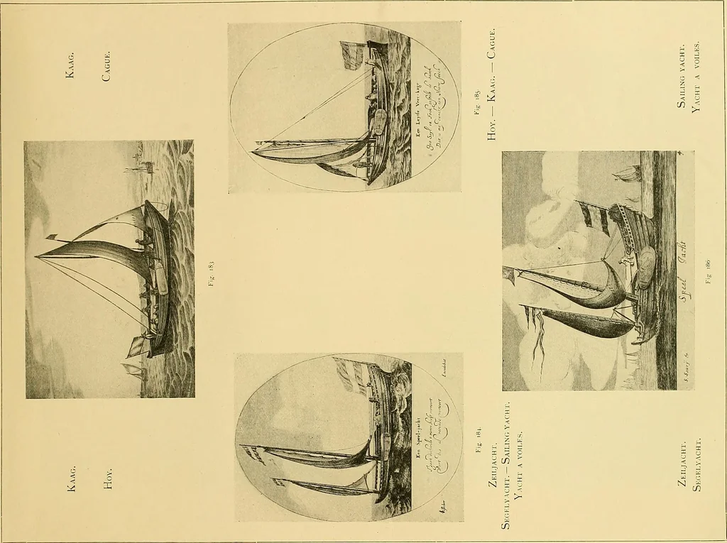 An illustration from Shipbuilding from its beginnings, 1913, leaf 112