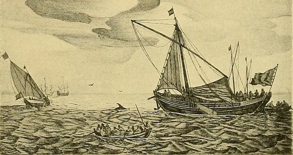 An illustration from Shipbuilding from its beginnings, 1913, leaf 114