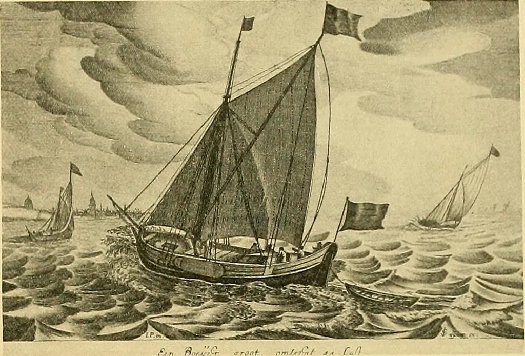 An illustration from Shipbuilding from its beginnings, 1913, leaf 116