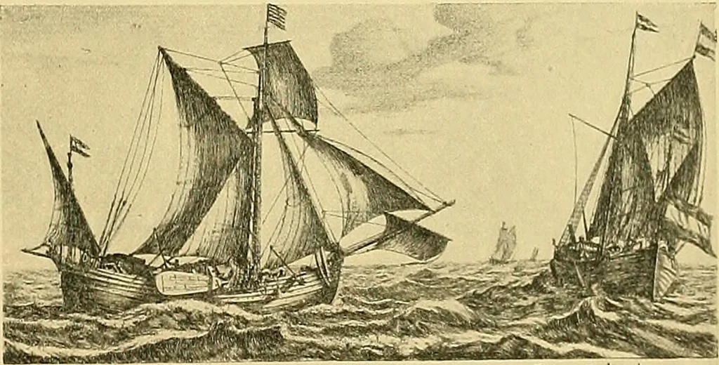 An illustration from Shipbuilding from its beginnings, 1913, leaf 116