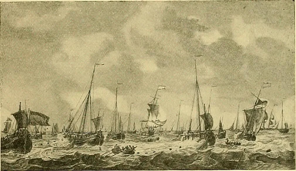 An illustration from Shipbuilding from its beginnings, 1913, leaf 118