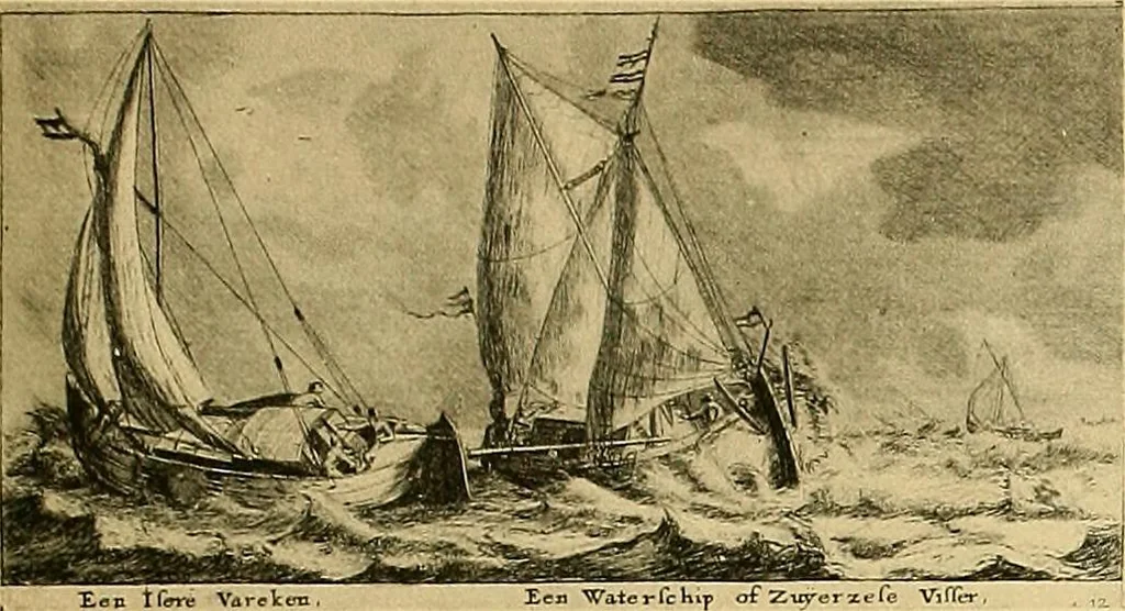 An illustration from Shipbuilding from its beginnings, 1913, leaf 120