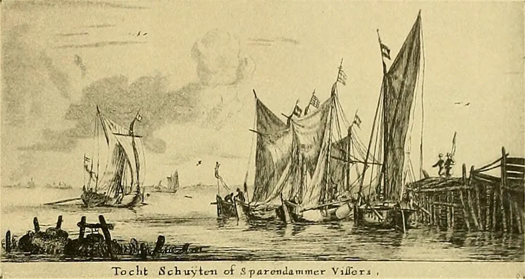 An illustration from Shipbuilding from its beginnings, 1913, leaf 120