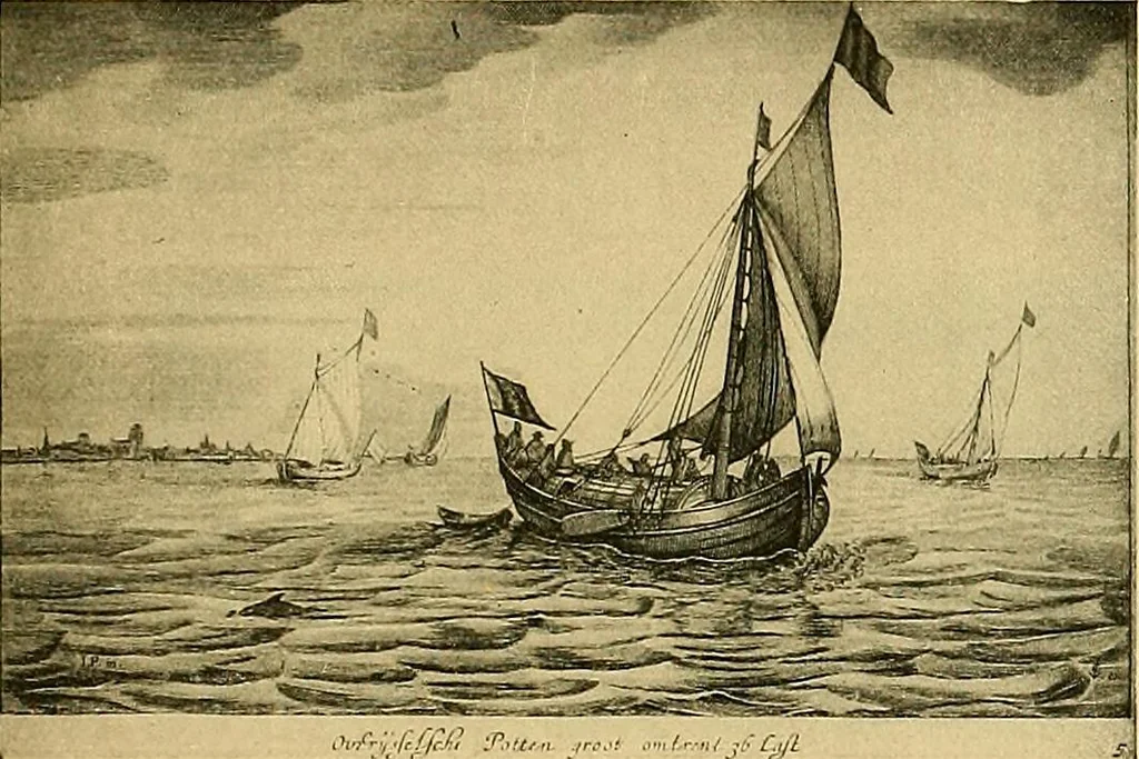 An illustration from Shipbuilding from its beginnings, 1913, leaf 120