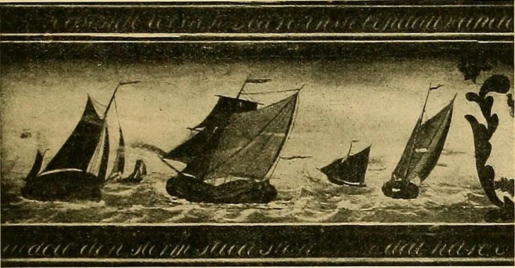 An illustration from Shipbuilding from its beginnings, 1913, leaf 124