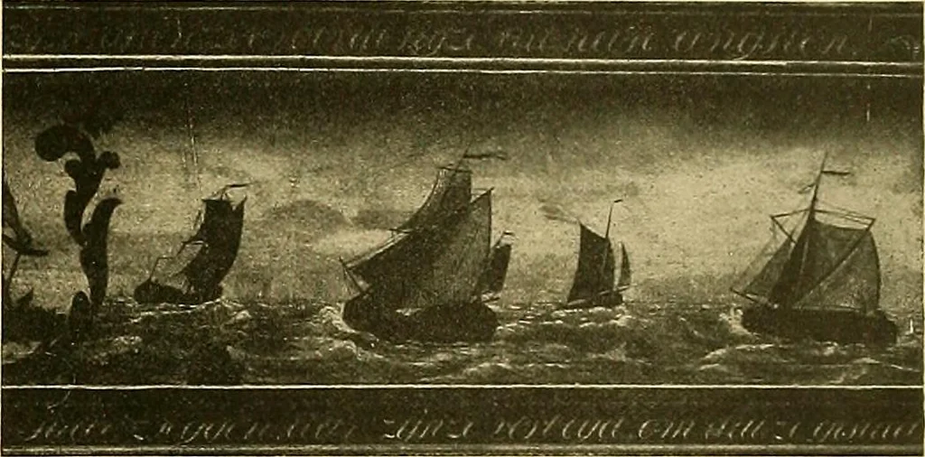 An illustration from Shipbuilding from its beginnings, 1913, leaf 124
