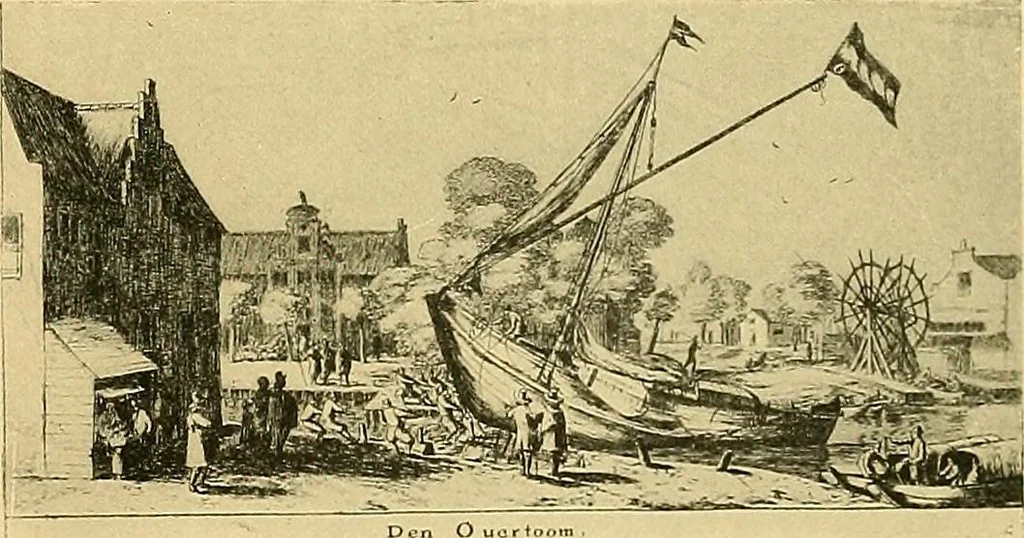 An illustration from Shipbuilding from its beginnings, 1913, leaf 126