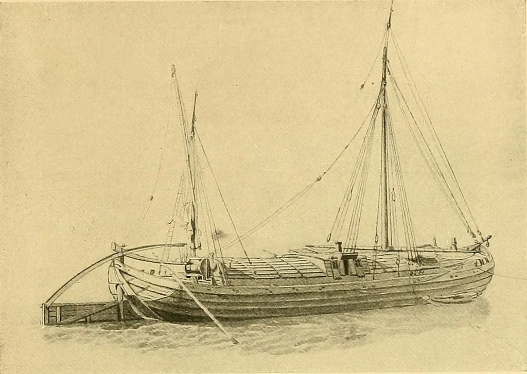 An illustration from Shipbuilding from its beginnings, 1913, leaf 128