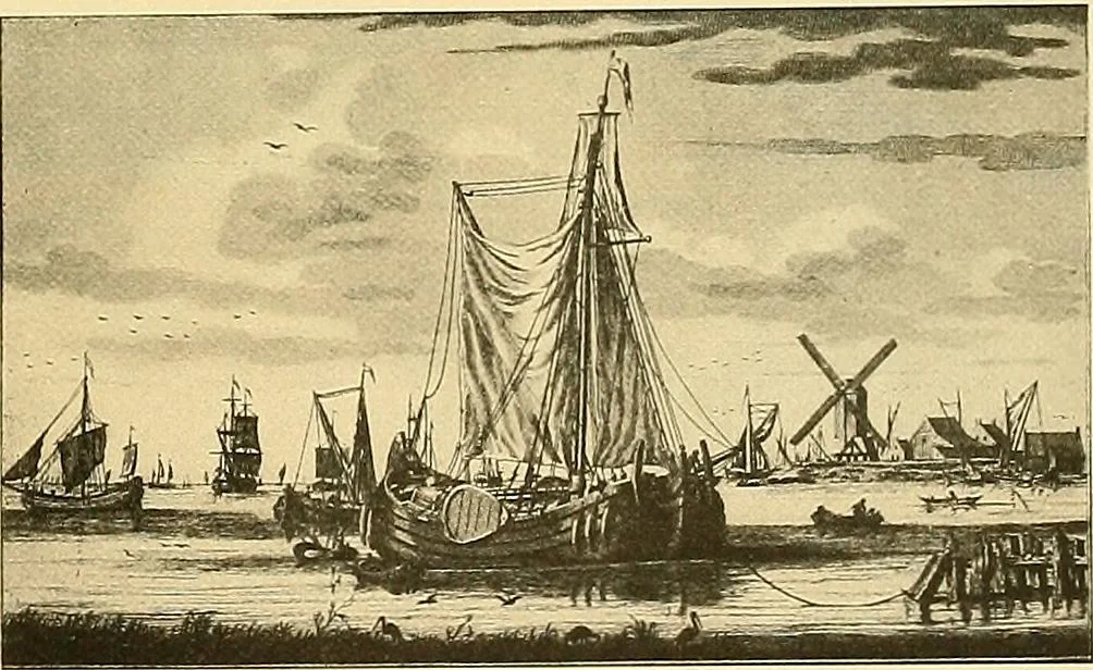 An illustration from Shipbuilding from its beginnings, 1913, leaf 128
