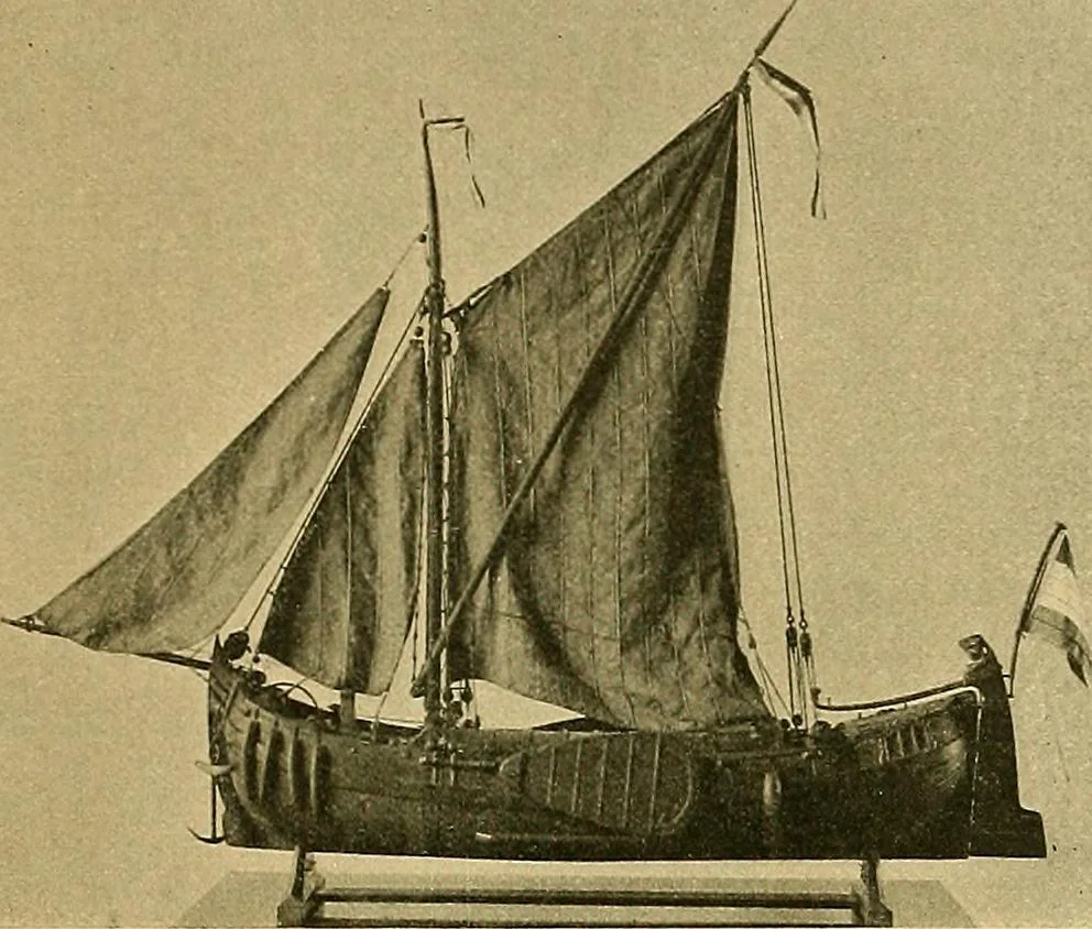 An illustration from Shipbuilding from its beginnings, 1913, leaf 130