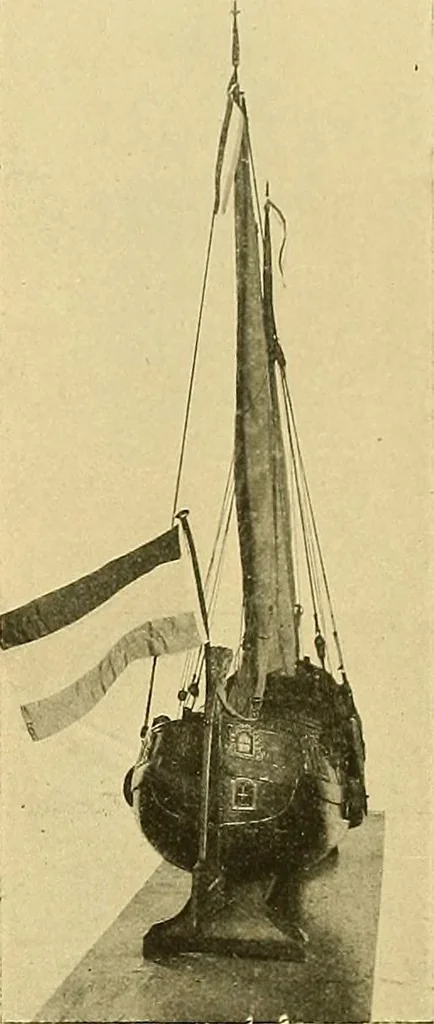 An illustration from Shipbuilding from its beginnings, 1913, leaf 130
