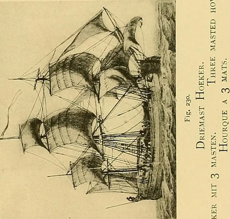 An illustration from Shipbuilding from its beginnings, 1913, leaf 136