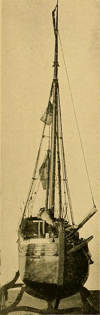 An illustration from Shipbuilding from its beginnings, 1913, leaf 138