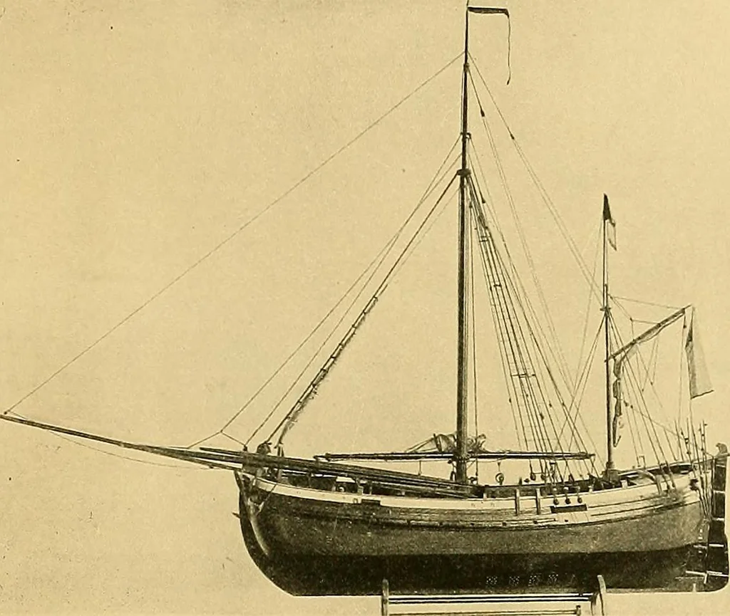 An illustration from Shipbuilding from its beginnings, 1913, leaf 138