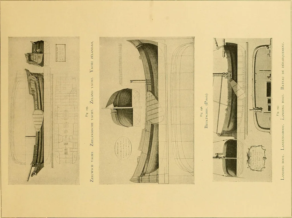An illustration from Shipbuilding from its beginnings, 1913, leaf 140