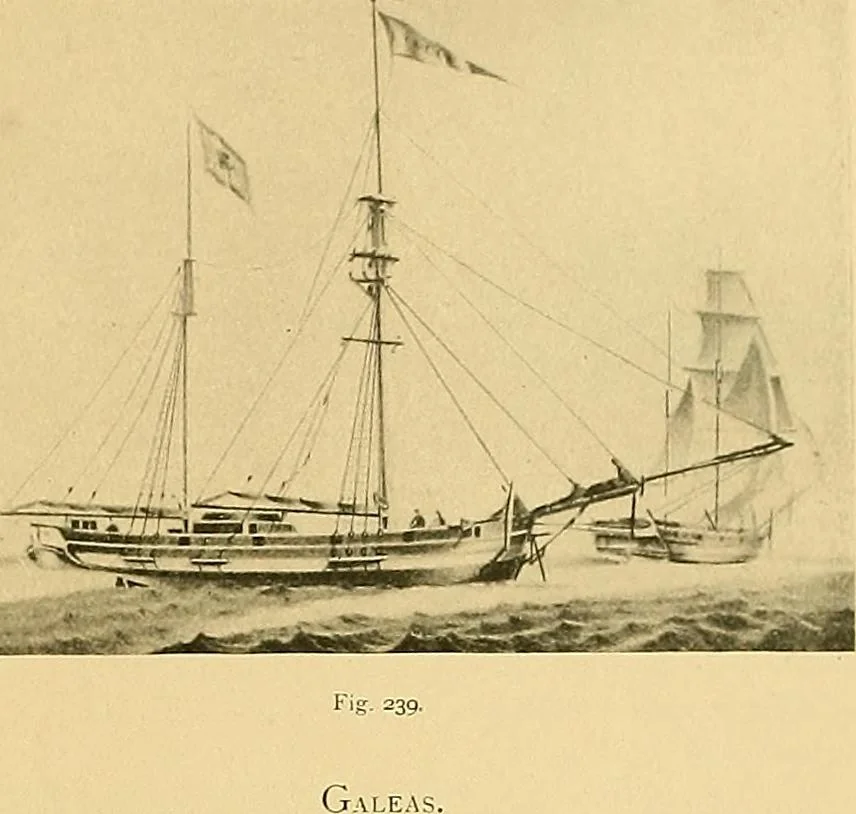 An illustration from Shipbuilding from its beginnings, 1913, leaf 142