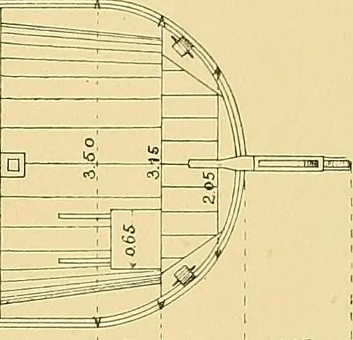 An illustration from Shipbuilding from its beginnings, 1913, leaf 146