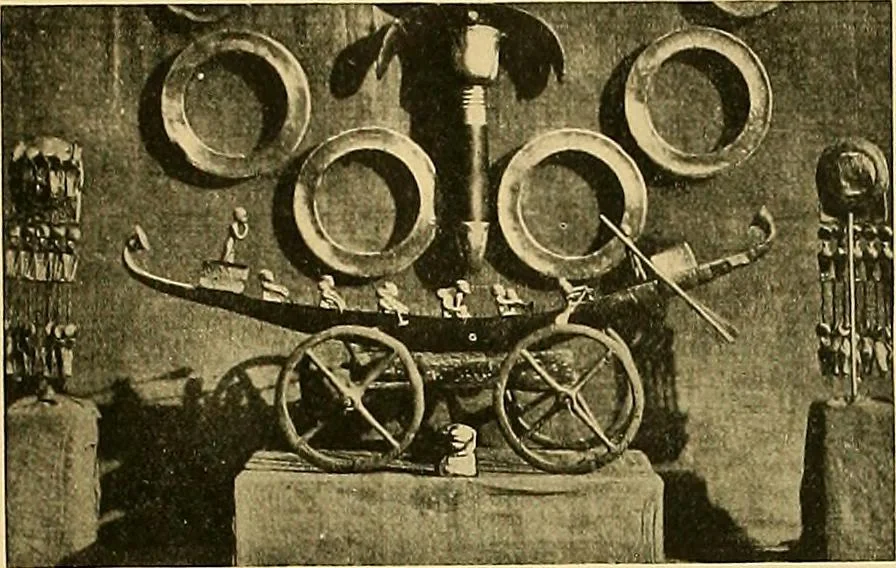 An illustration from Shipbuilding from its beginnings, 1913, leaf 24