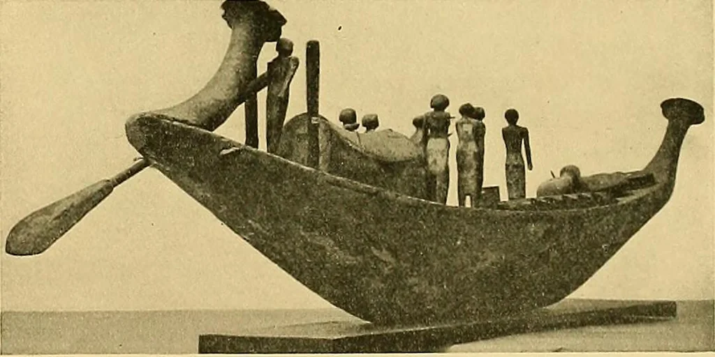 An illustration from Shipbuilding from its beginnings, 1913, leaf 24