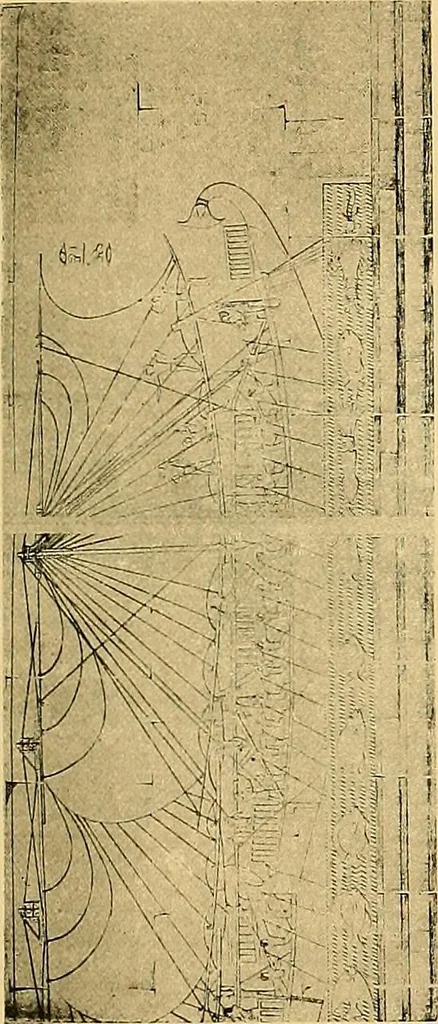 An illustration from Shipbuilding from its beginnings, 1913, leaf 26