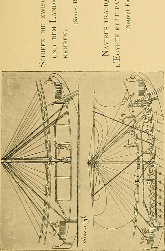An illustration from Shipbuilding from its beginnings, 1913, leaf 28