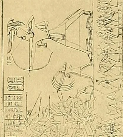 An illustration from Shipbuilding from its beginnings, 1913, leaf 28